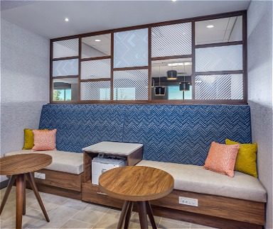 Hotel lounge area
